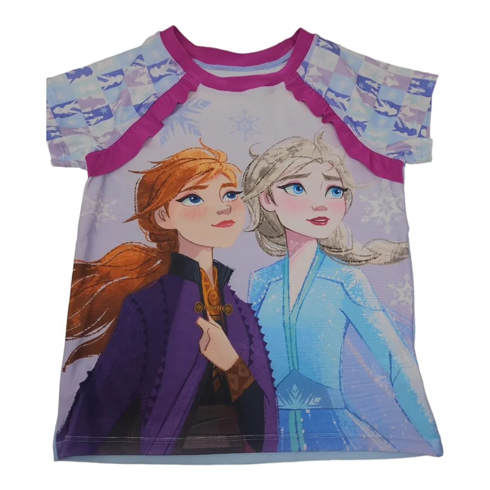 Disney Swim Mix & Match Set Kids Size 10/12 NWT Frozen Tops Bottoms